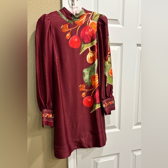 FARM RIO Floral Print Long Sleeve Dress size XXS - Picture 5 of 10